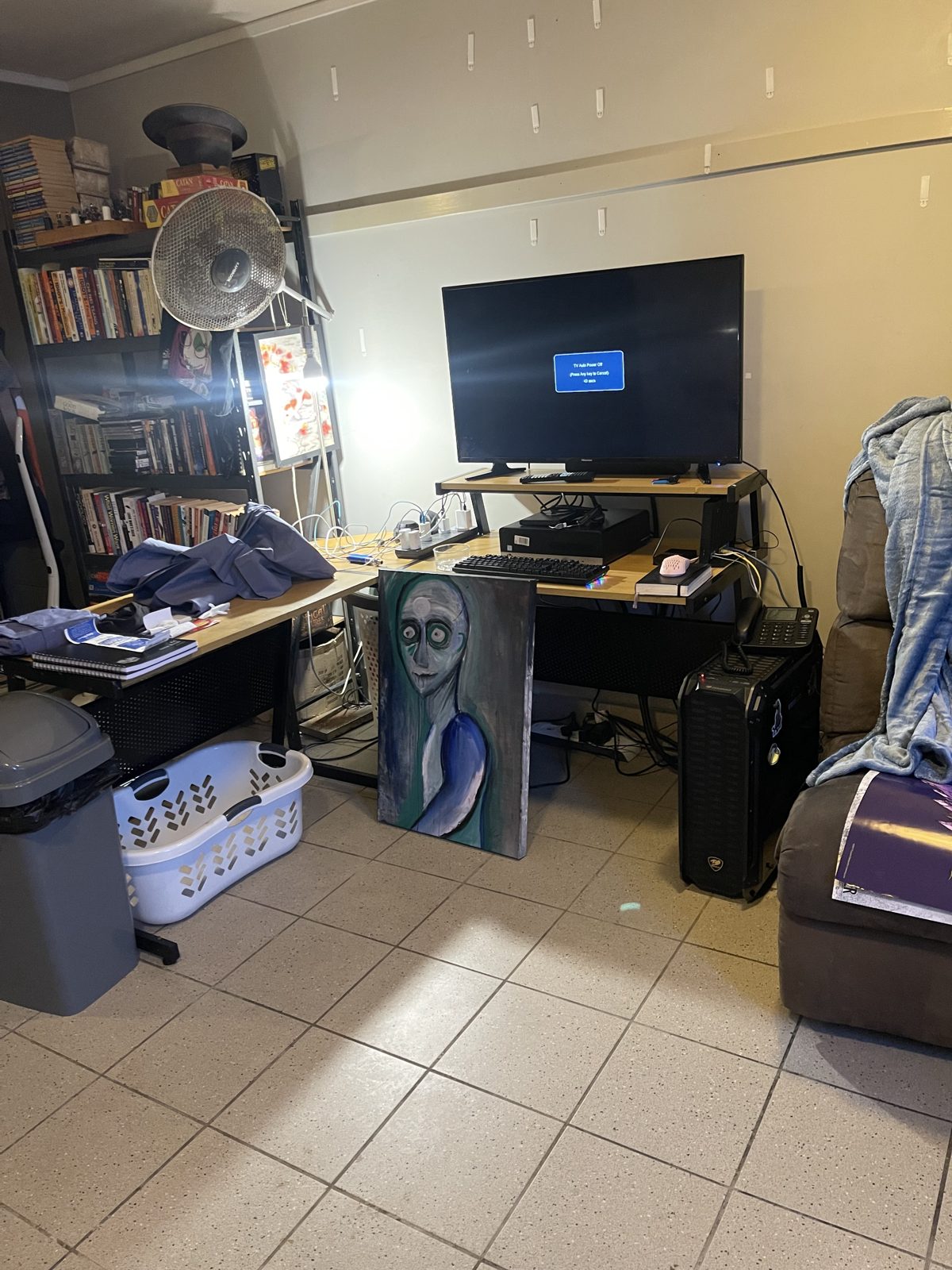 After: a tidy living space